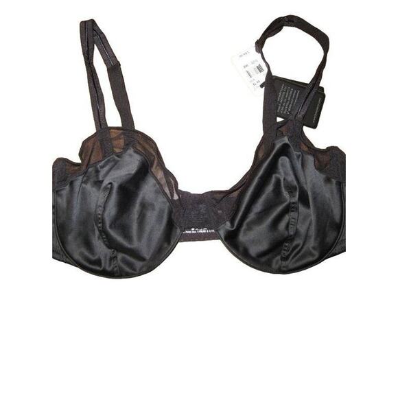 Le Mystere NO 9 Lolita Triangle Bra #7159 in Black Noir US 30E - Picture 5 of 8